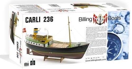 Wooden Ship Model - 1/60 Carli Tug Boat Carousel 2