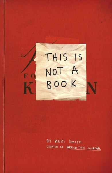 This Is Not A Book by Keri Smith - Paperback Carousel 1