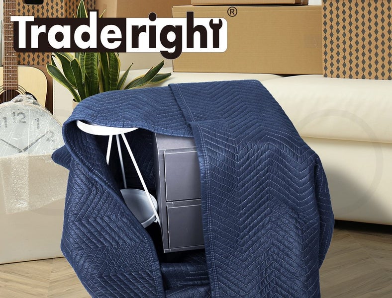 Traderight Moving Blanket Furniture Protection Quilted Removalist Pad 1.8Mx3.4M Carousel 9