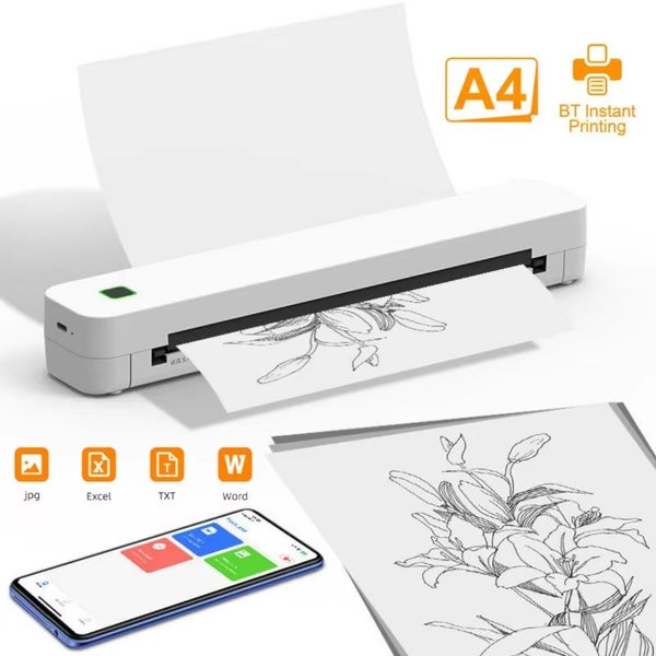 Portable Wireless Thermal Paper Printer Carousel 1