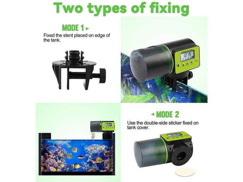 New Automatic Fish Feeder Timer Clearance Carousel 12