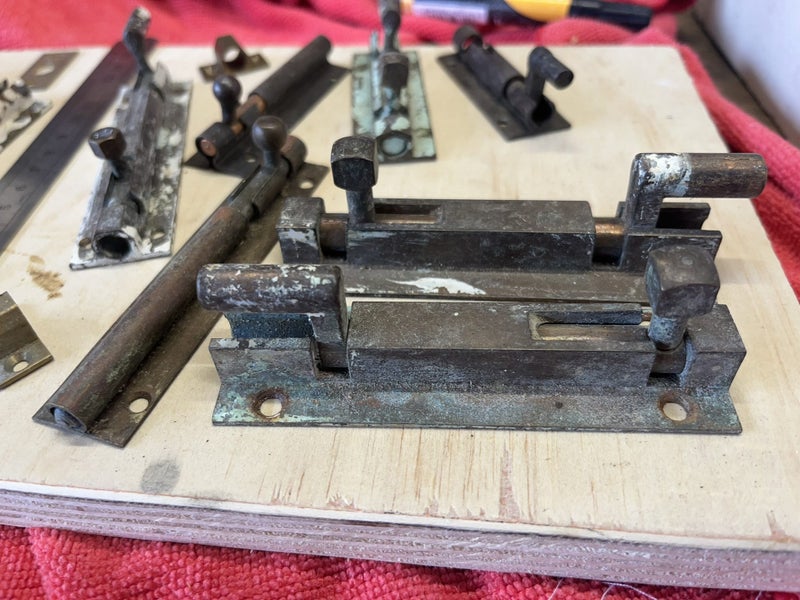 Barrel slide bolt latches - selection/various Carousel 2