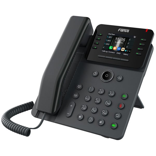Fanvil V62G Entry level phone with an ergonomic HD audio handset, HD speaker, 6 Carousel 2