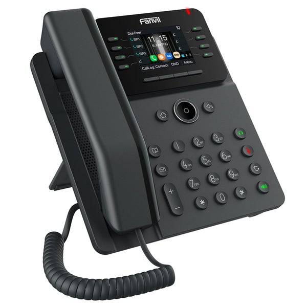 Fanvil V62G Entry level phone with an ergonomic HD audio handset, HD speaker, 6 Carousel 3