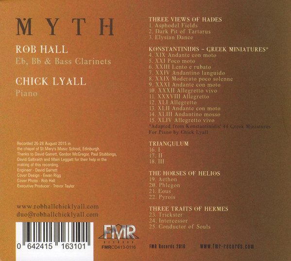 Rob Hall & Chick Lyall – Myth / The Music of Giannis Konstantinidis Carousel 2