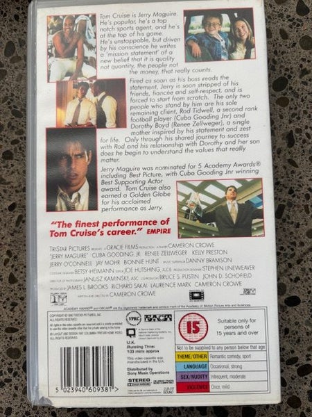 Jerry Maguire VHS tape Carousel 2