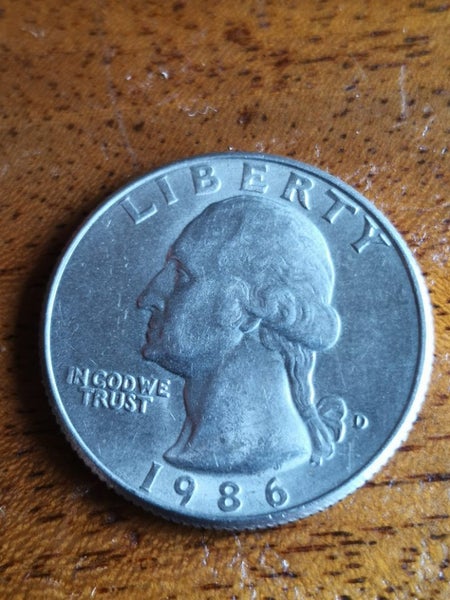 USA quarter 1964 and Dime 1974 W on the edge lot $1 reserve Carousel 4
