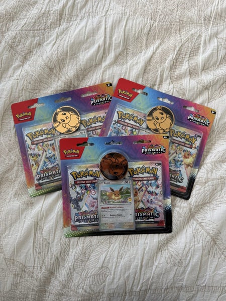 Pokemon TCG Prismatic Evolutions Two Pack Blisters Carousel 1