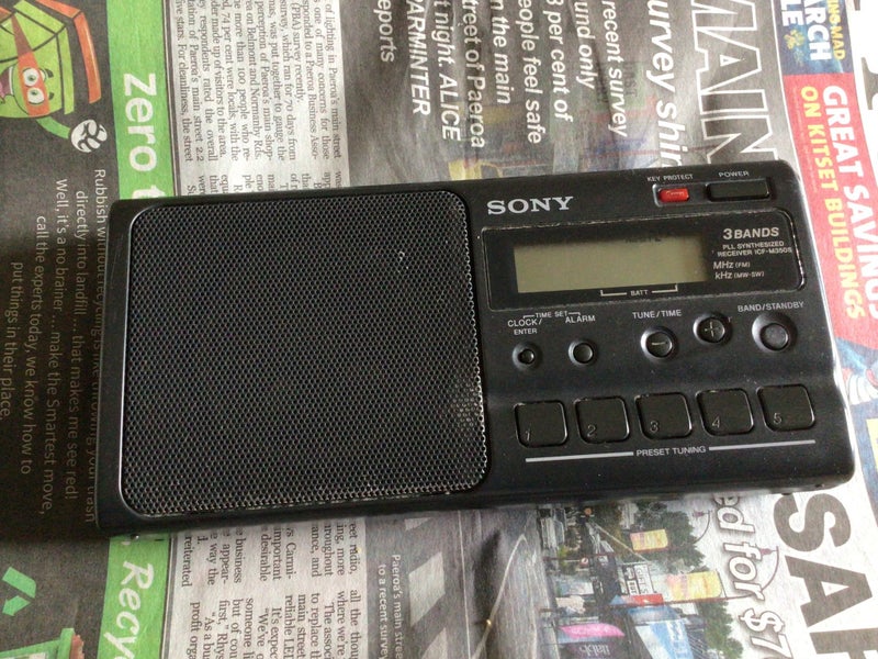 Sony ICF-M350S 3 Bands FM/MW/SW PLL Synthesized Radio Receiver Carousel 1