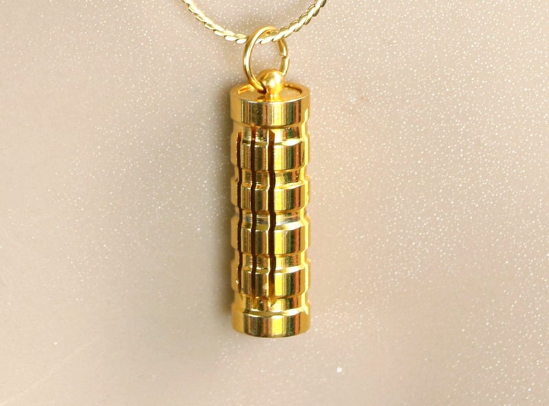 Modernist 70s New old Stock Cache pendant for Perfume, Pills or Private Passions Carousel 1