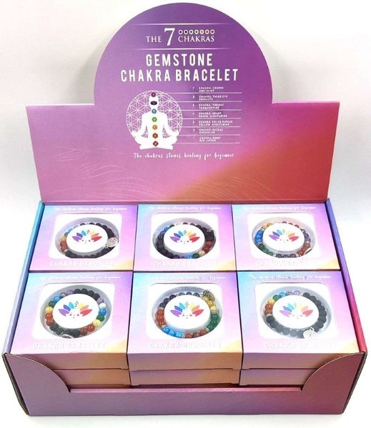 Bracelets Set - Gemstone Chakra (Set of 24) Carousel 1