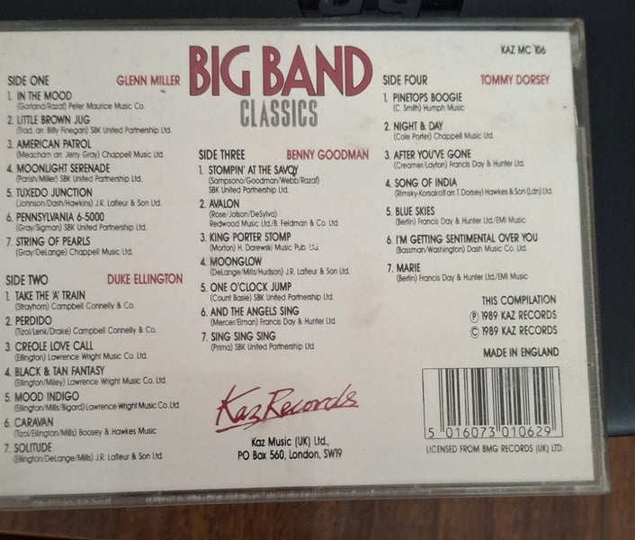 Big Band Classics 2 tapes Carousel 2