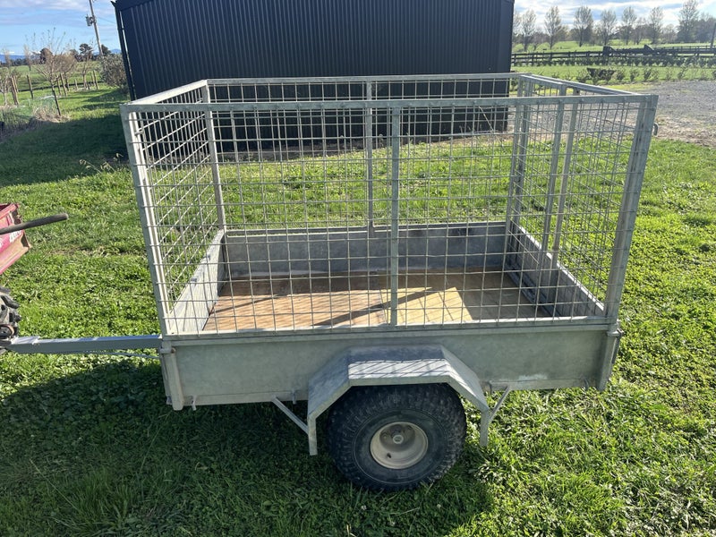 Calf Trailer NZ Made 6 x 4 Galvanised Carousel 4