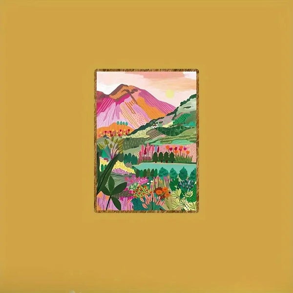 30x40cm Pink Mountain Diamond Art Kit Carousel 1