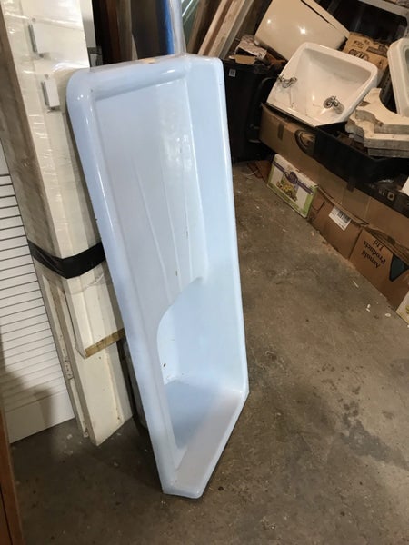 Cast Iron Sink Bench Top - Baby Blue - #02689. Carousel 2