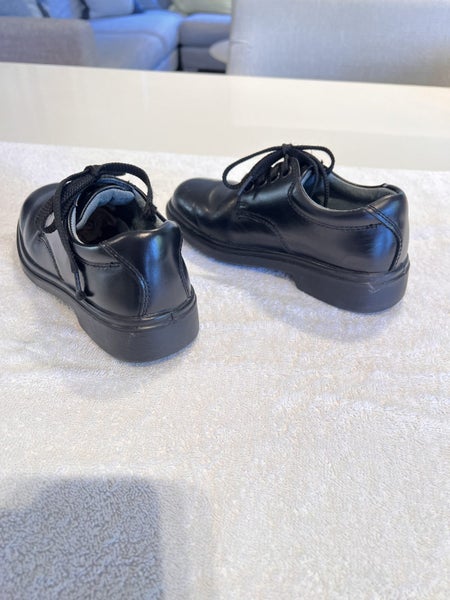 CLARKS DAYTONA Senior E Size 12.5 Black School Shoes Carousel 4