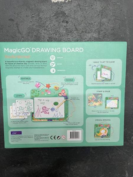MagicGo Drawing Board - Doodle Mermaid bonus 1 big stencil Carousel 2