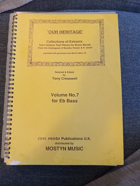 Our Heritage Test piece extracts for Eb Bass - Cresswell Carousel 1