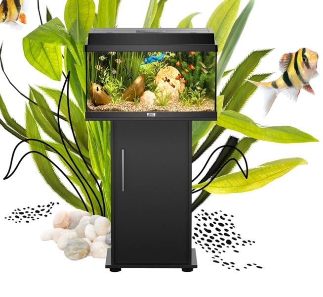 **NEW JUWEL BLACK PRIMO 70L LED WITH CABINET - PERFECT STARTER** Carousel 1