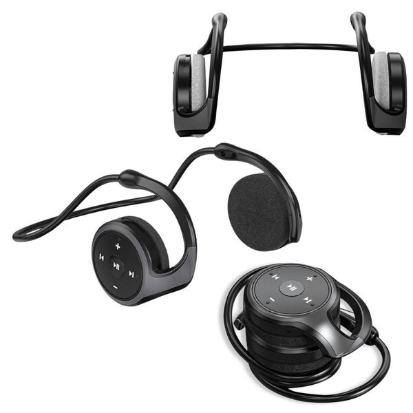 Comfort-Fit Wireless USB Charging On-Ear Headphones with Mic Carousel 9