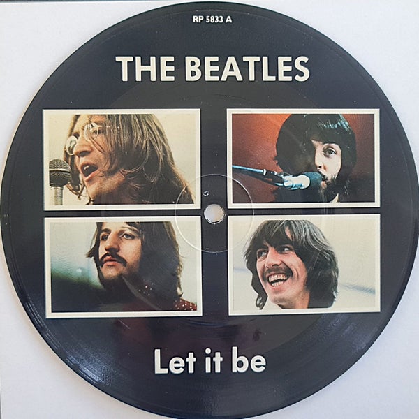 The Beatles ~ Let It Be ~ 7" Ltd Ed ~ Picture Disc ~ UK ~ 1990 Carousel 1