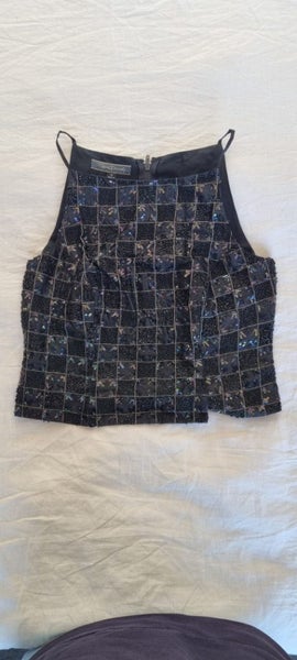 Jane Daniels Silk & Sequin evening top Carousel 1