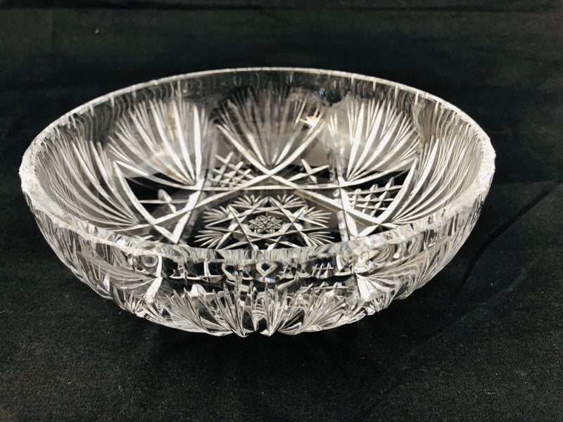 Elegant Crystal Cut Bowl (20612)63617763608322112