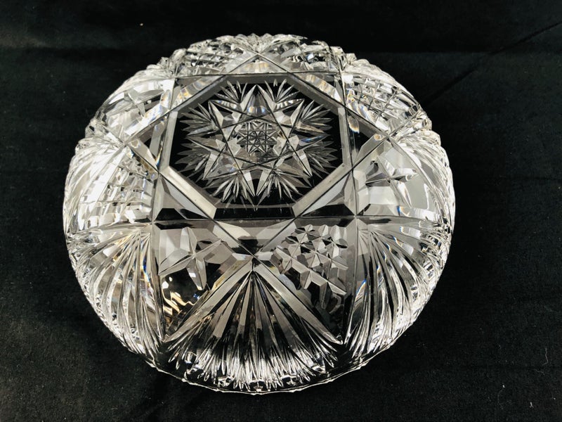 Elegant Crystal Cut Bowl (20612)63617763608322113