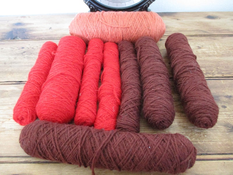 PURE WOOL 4 PLY " Mixed Lot " 825 Grams Bulk Lot Carousel 2