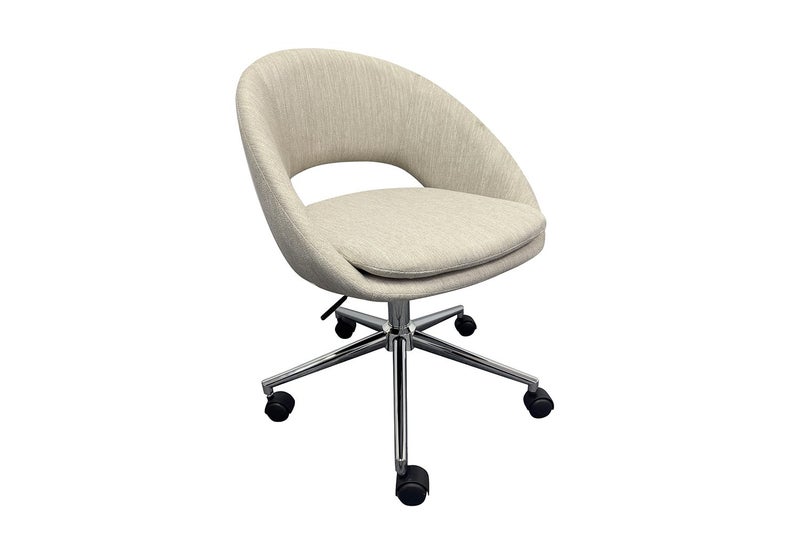 ALEXA Height Adjustable Office Chair(Beige) Carousel 1