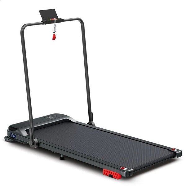 Treadmill Electric Walking Pad Home Office Incline Foldable Black Carousel 9
