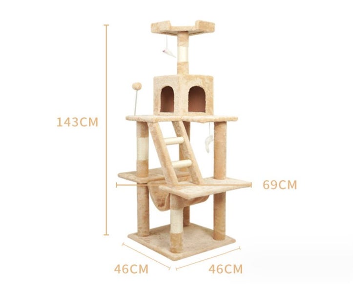 Cat Tree Tower Scratching Post Scratcher Condo House Furniture63654824066563113