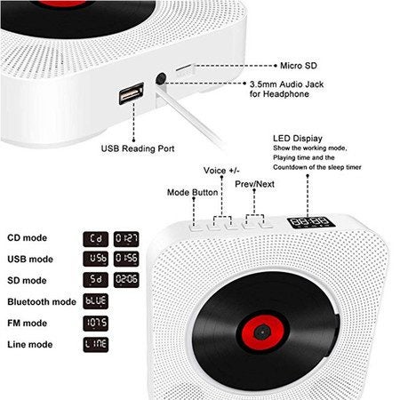 Portable CD Player Carousel 9