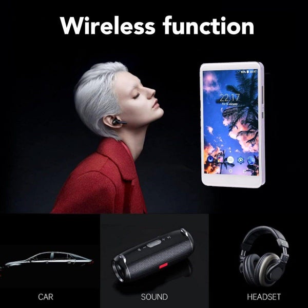 MP3 Player with Bluetooth Full Touch Screen Music Player with Speaker Carousel 8