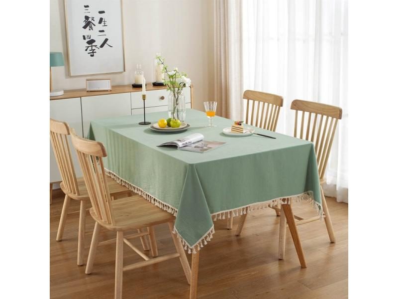 Washable Cotton Tablecloth For Party Dining Decoration Carousel 1
