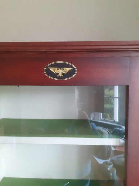 Warhammer War Hammer 40,000 wall mounted display cabinet Carousel 2
