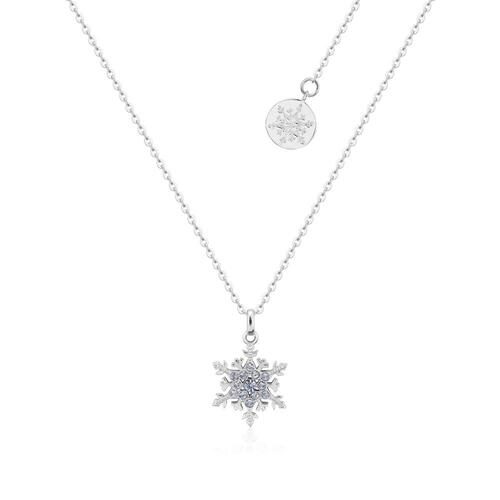 Disney Couture Kingdom - Frozen 2 - Elsa Crystal Snowflake Necklace Carousel 1