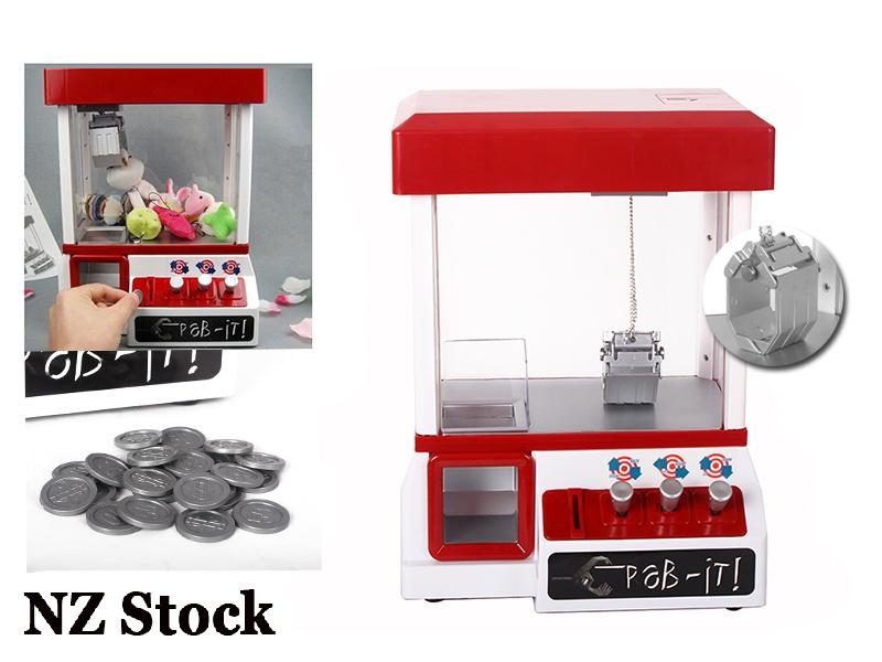 Arcade Claw Machine Mini Candy Prize Grabber Dispenser Vending Machine Toy Carousel 1