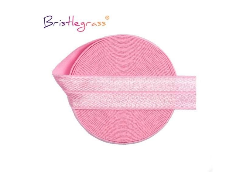BRISTLEGRASS 2 5 10 Yard 3/4" 20mm Solid Shiny Fold Over Elastic FOE Spandex Carousel 2