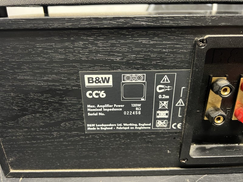 B&W CC6 Center Channel Speaker Carousel 4