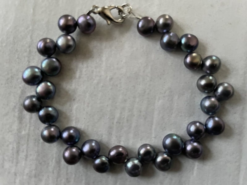 Genuine Freshwater Pearl Bracelet Double-Layer Carousel 1