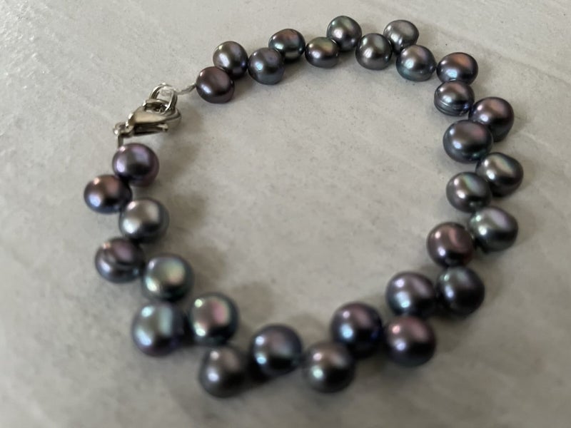 Genuine Freshwater Pearl Bracelet Double-Layer Carousel 2
