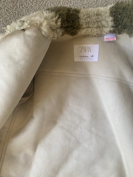 Zara Sherpa Style Jacket Carousel 3