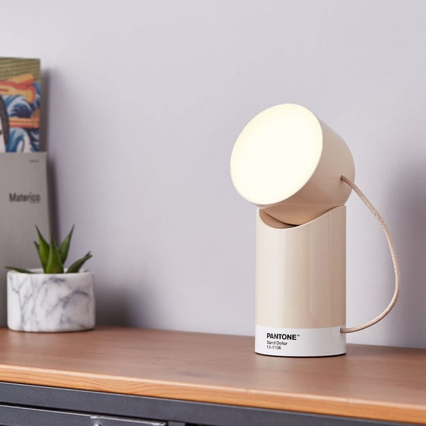 Lexon Orbe Portable Led Lamp With Moving Head PANTONE - Sand Carousel 6