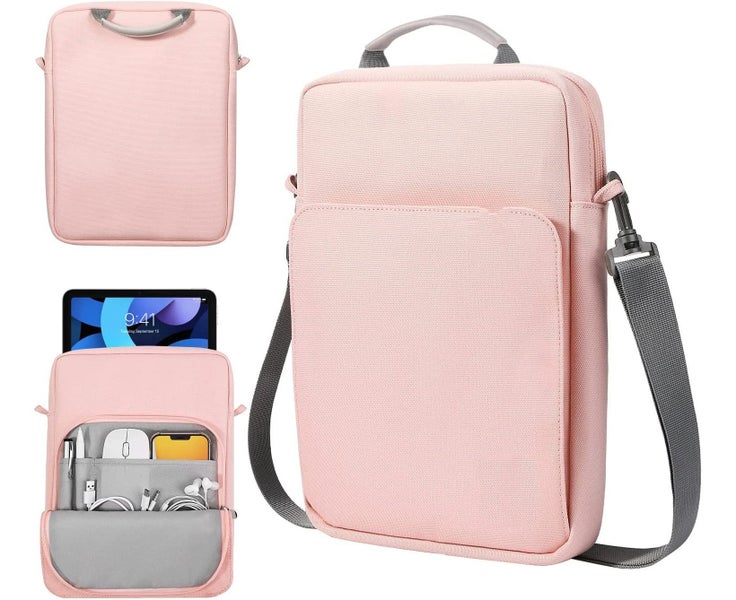 11.6Inch Waterproof Tablet Sleeve Case Tablet Sleeve Bag iPad Bag,Pink Carousel 1