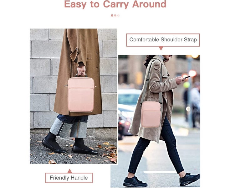 11.6Inch Waterproof Tablet Sleeve Case Tablet Sleeve Bag iPad Bag,Pink Carousel 8