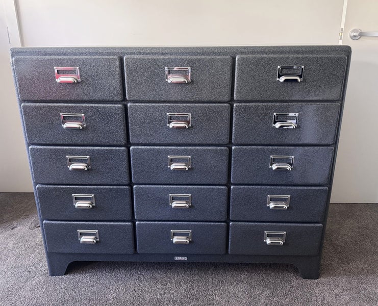 The ULTIMATE for the home office - DULTON 15 Drawer Office Filing Cabinet Carousel 2