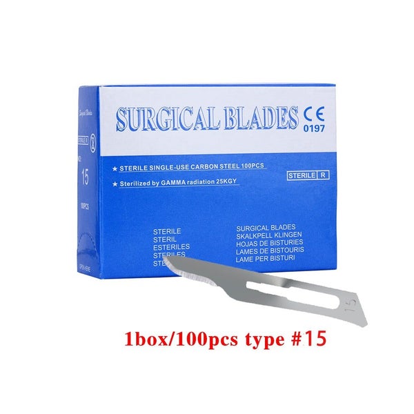 NZ Stock 100pcs Scalpel Blades / Handle- Dental Medical Surgical Carousel 1