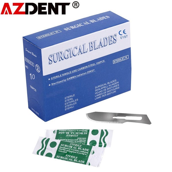 NZ Stock 100pcs Scalpel Blades / Handle- Dental Medical Surgical Carousel 2