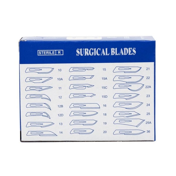 NZ Stock 100pcs Scalpel Blades / Handle- Dental Medical Surgical Carousel 7